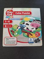 Playtive Junior Cube Puzzle - 9 Stukjes, Kinderen en Baby's, Speelgoed | Kinderpuzzels, 10 tot 50 stukjes, Ophalen of Verzenden