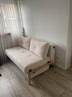 Bank Innovation Logeerbank Slaapbank 069815 Cubed 02wood, Ophalen, Tweepersoons, 140 cm, Zo goed als nieuw