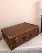 Vintage engelse krokodil leder koffer, Antiek en Kunst, Antiek | Overige Antiek, Ophalen of Verzenden