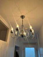 Zilveren kroonluchter met 6 armen, Ophalen of Verzenden, Gebruikt, Metaal