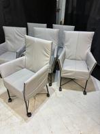 6 Montis Chaplin Stoelen - Zo Goed Als Nieuw, Huis en Inrichting, Ophalen, Leer, Zo goed als nieuw, Grijs