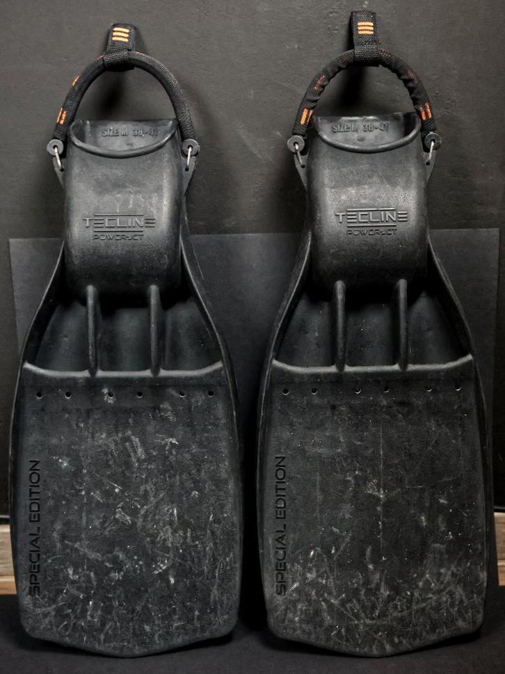 TECLINE POWERJET duikvinnen, Watersport en Boten, Duiken, Gebruikt, Zwem- of Duikvliezen, Ophalen