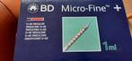 Insuline spuiten. BD micro-Fine/   U-40 insulin, Ophalen, Nieuw