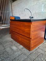 Wastafelonderkast met bovenkast en spiegel, Ophalen, Gebruikt, 50 tot 100 cm, Minder dan 100 cm