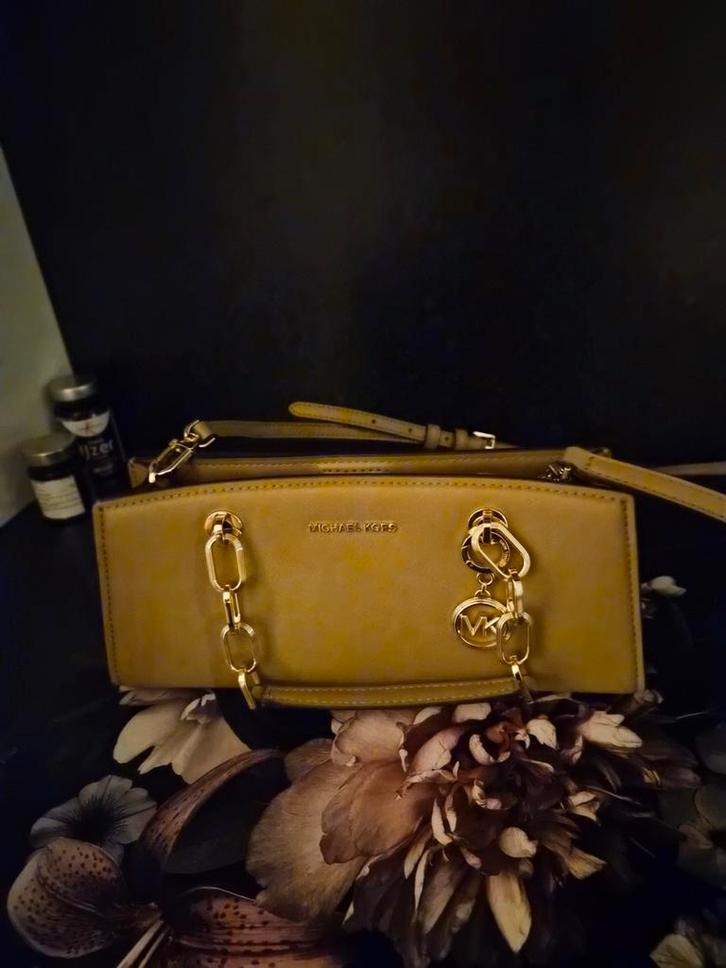 Nieuwe Michael Kors Leren Tas - Zwart, Cognac, Taupe, Sieraden, Tassen en Uiterlijk, Tassen | Damestassen, Nieuw, Handtas, Zwart