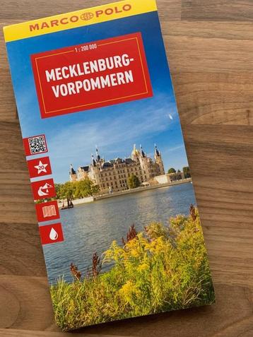 Mecklenburg-Vorpommeren Marco Polo kaart 1:200.000 beschikbaar voor biedingen