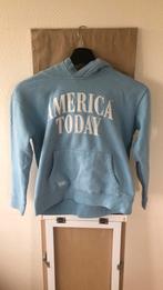 Blauwe hoodie America Today, Kinderen en Baby's, Kinderkleding | Maat 146, America Today, Trui of Vest, Jongen of Meisje, Gebruikt