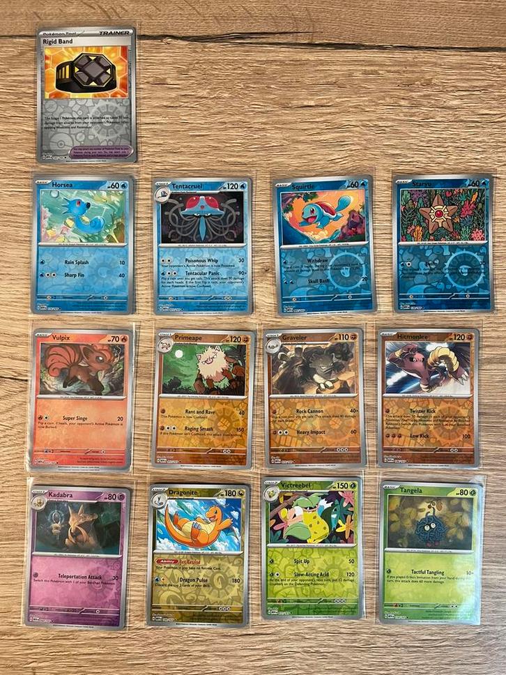 Pokemonkaarten 151 reverse holo, Hobby en Vrije tijd, Verzamelkaartspellen | Pokémon, Nieuw, Meerdere kaarten, Ophalen