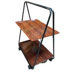 Vintage trolley, serveerwagen (trapezium vorm), Ophalen, Gebruikt, Onbekend, Onbekend