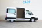Ford Transit 350 2.0 TDCI LED L2/H2 AUTOMAAT TREKHAAK PDC 13, Auto's, Bestelauto's, Stof, Zwart, 4 cilinders, 129 pk