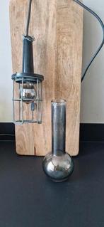 Vaasje met chrome effect, Huis en Inrichting, Ophalen, Zo goed als nieuw, Overige kleuren, Minder dan 50 cm