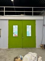 Spuitcabine deuren, Doe-het-zelf en Verbouw, Ophalen, 80 tot 100 cm, Garagedeur, Zo goed als nieuw
