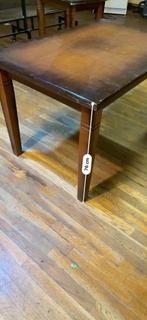 9 Houten Tafels 120x80 cm, 80 cm hoog - Goirle, Huis en Inrichting, Tafels | Eettafels, Ophalen, Gebruikt, 100 tot 150 cm, 50 tot 100 cm