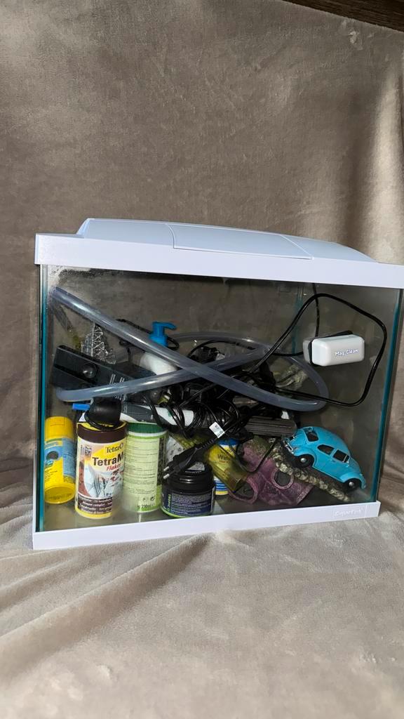 Complete Superfish Vissenkom – Alles inbegrepen!, Dieren en Toebehoren, Vissen | Aquaria en Toebehoren, Gebruikt, Leeg aquarium