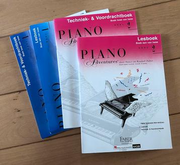 Piano adventure lesboek, techniek- en voordrachtboek beschikbaar voor biedingen