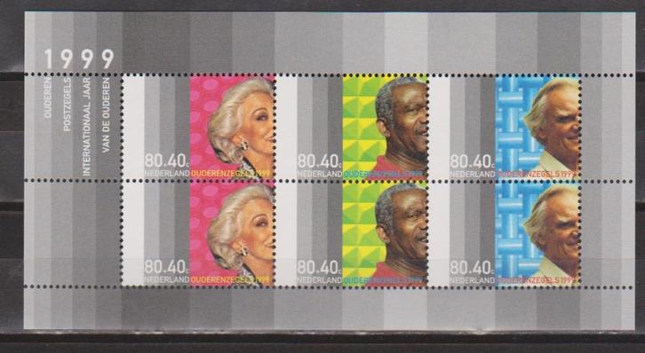 NVPH 1821 PF zomerzegels 1999 Blokken 1965/2000 voor 10% CW, Postzegels en Munten, Postzegels | Nederland, Postfris, Na 1940, Verzenden