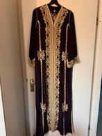 Marokkaanse Caftan/Kaftan donkerpaars/aubergine S/M, Ophalen, Zo goed als nieuw, Paars, Overige typen