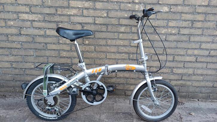 Opvouwbare fiets - Ideaal voor vakanties, Fietsen en Brommers, Fietsen | Vouwfietsen, Gebruikt, Heren, Overige merken, 16 tot 18 inch