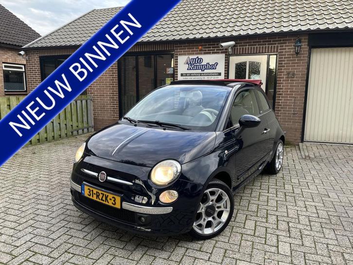 Fiat 500C 1.2 Lounge Airco PDC H.Leer 16" (bj 2011), Auto's, Fiat, Bedrijf, Te koop, 500C, ABS, Airbags, Airconditioning, Alarm