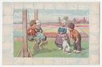Feiertag.  Kinderen op een schommel.  Illustrateurs.  1932., Verzenden, 1920 tot 1940, Gelopen, Overige thema's