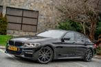 BMW 5-Serie 540i 340pk Aut. 2017 Zwart, Auto's, BMW, Automaat, 2000 kg, 2998 cc, 750 kg