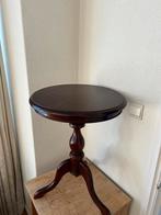 Bijzettafel rond klassiek mahonie brocante, Ophalen