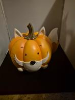 Vossen Pompoen Decoratie, Tuin en Terras, Tuinbeelden, Ophalen of Verzenden, Nieuw, Kunststof, Dierenbeeld