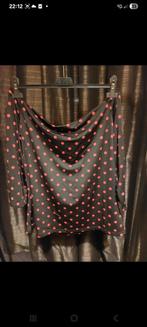 Hell Bunny Vintage Top - Maat 48 (Size 20) - Nieuw!, Hell Bunny, Ophalen of Verzenden, Nieuw, Zwart