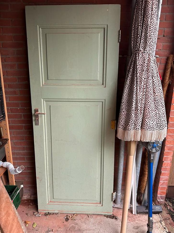 Paneeldeur - 207x82.5x4cm, Doe-het-zelf en Verbouw, Deuren en Horren, Gebruikt, Binnendeur, 200 tot 215 cm, 80 tot 100 cm, Hout