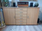 Houten dressoir, Gebruikt, 150 tot 200 cm, Ophalen of Verzenden, 25 tot 50 cm