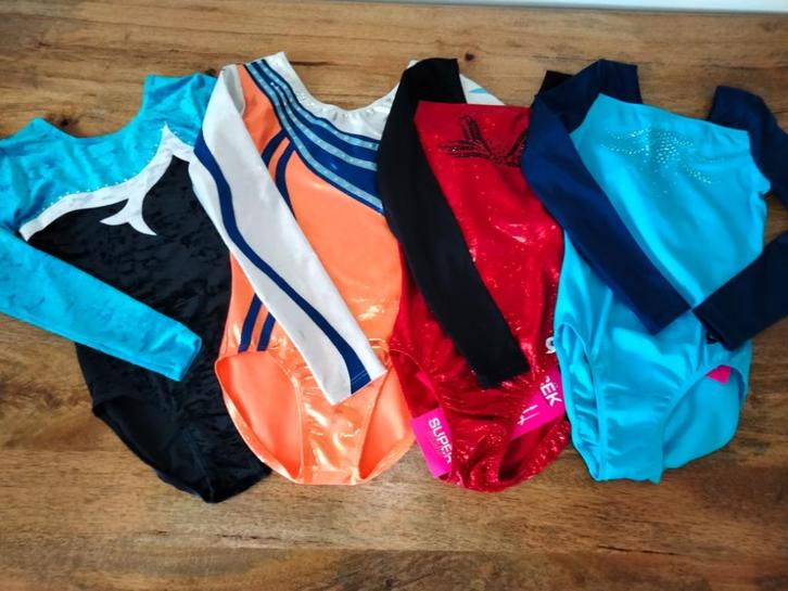 Turnpakjes/turnpakje/turnpak/gympakje maat 164, Sport en Fitness, Turnen, Zo goed als nieuw, Turnpak(je), Kindermaat 146 t/m 176