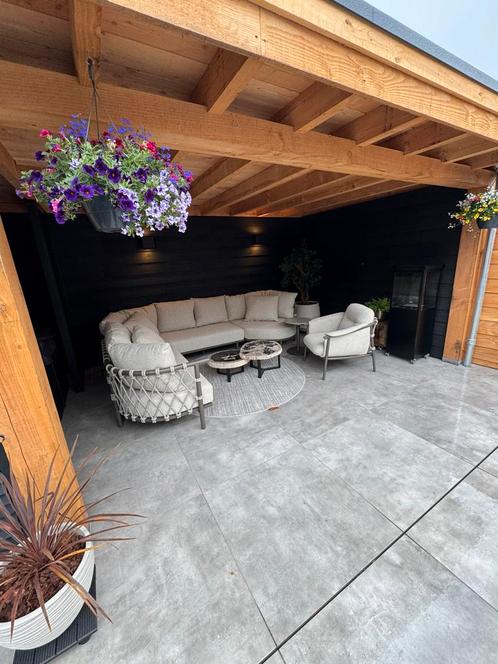 4 Seasons Outdoor Ezra  organische loungeset hoekbank, Tuin en Terras, Tuinmeubel-accessoires, Nieuw, Verzenden