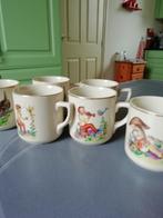 6 oude Kinderbekers, Ophalen of Verzenden