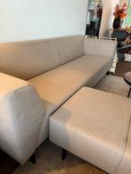 Rolf Benz Bank incl poef  - Tijdloos Design, Ophalen, Gebruikt, 75 tot 100 cm, Rechte bank