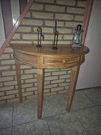 Haltafel, Huis en Inrichting, Tafels | Sidetables, Ophalen, 50 tot 100 cm, Eikenhout, Zo goed als nieuw