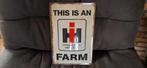 Ihc decoratie bord international tractor case agrarisch, Ophalen, Nieuw