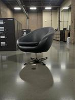 Vintage zwarte fauteuil/loungestoel /eenzit ' Folke Jansson', Ophalen