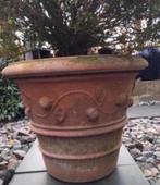 Grote Toscaanse terracotta vaas 72cm Coto Archeo Impruneta, Ophalen of Verzenden, Zo goed als nieuw