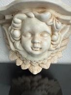 Brocante wandsteun Engel van aardewerk, Ophalen of Verzenden