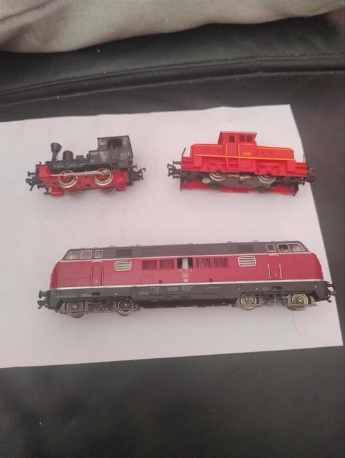 👉 3 locomotieven 2x Märklin 1x Fleischmann, Hobby en Vrije tijd, Modeltreinen | H0, Zo goed als nieuw, Locomotief, Gelijkstroom