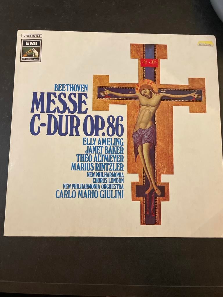 Beethoven - Messe C-Dur Op.86 - Klassieke Muziek LP, Ophalen of Verzenden, Zo goed als nieuw, Vocaal, 12 inch