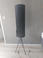 Zwarte smalle bamboe vloerlamp, Ophalen, Zo goed als nieuw, Overige materialen, 100 tot 150 cm