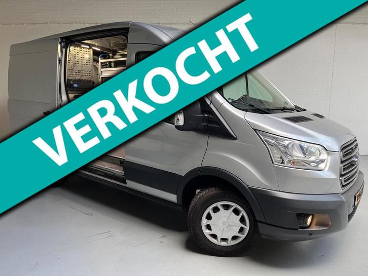 Ford Transit 350 2.0 TDCI euro6 L2H2 SERVICEWAGEN Trend 3Per, Auto's, Bestelauto's, Bedrijf, Te koop, ABS, Achteruitrijcamera