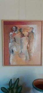 Prachtig groot schilderij Paula Evers gesigneerd `97, Ophalen of Verzenden