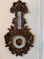 Antieken houtgesneden Barometer, Ophalen, Zo goed als nieuw