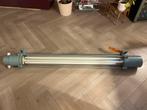 Industriele TL Leuchtenbau Wittenberg, Huis en Inrichting, Lampen | Hanglampen, Ophalen, Gebruikt, Industrieel, Metaal