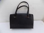 damestas vintage retro donker blauw jaren 60 modeaccessoire, Ophalen of Verzenden, Gebruikt, Blauw, Handtas