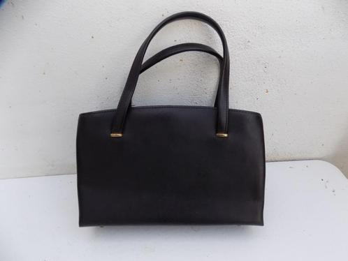 damestas vintage retro donker blauw jaren 60 modeaccessoire, Sieraden, Tassen en Uiterlijk, Tassen | Damestassen, Gebruikt, Handtas