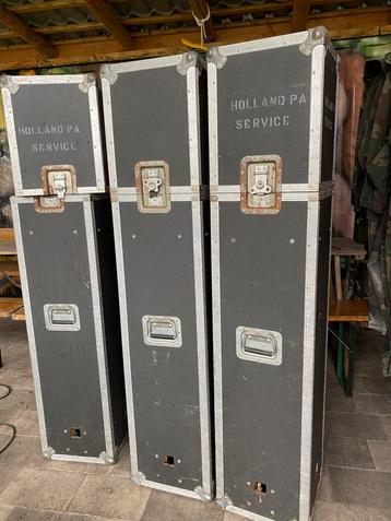 3 gelijke flightcases beschikbaar voor biedingen