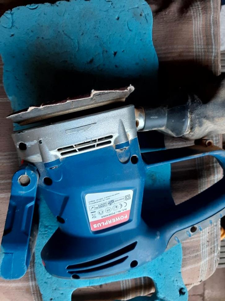 Powerplus POW4060 Schuurmachine - ZGAN, Doe-het-zelf en Verbouw, Gereedschap | Schuurmachines, Zo goed als nieuw, Vlakschuurmachine